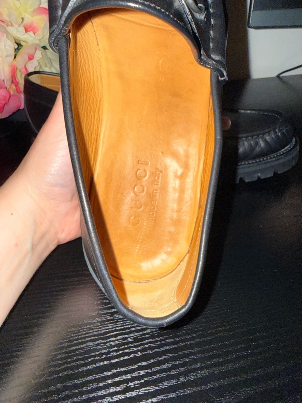 Gucci Men’s Black Leather Horsebit Loafers Size 8 US | Authentic | Made in Italy - Picture 7 of 16
